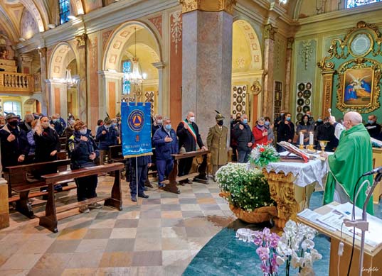 Protezione Civile, benedetto il labaro