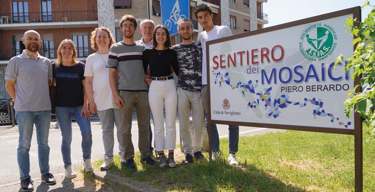 Sentiero dei Mosaici intitolato a Piero Berardo