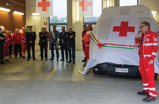 Nuova ambulanza per la Croce Rossa