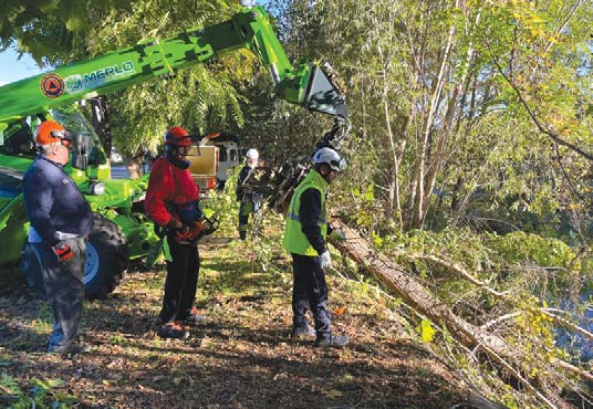 Protezione civile al lavoro