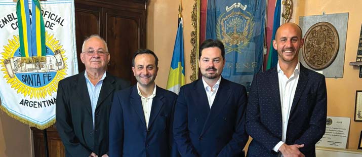 Visita dei consoli argentini