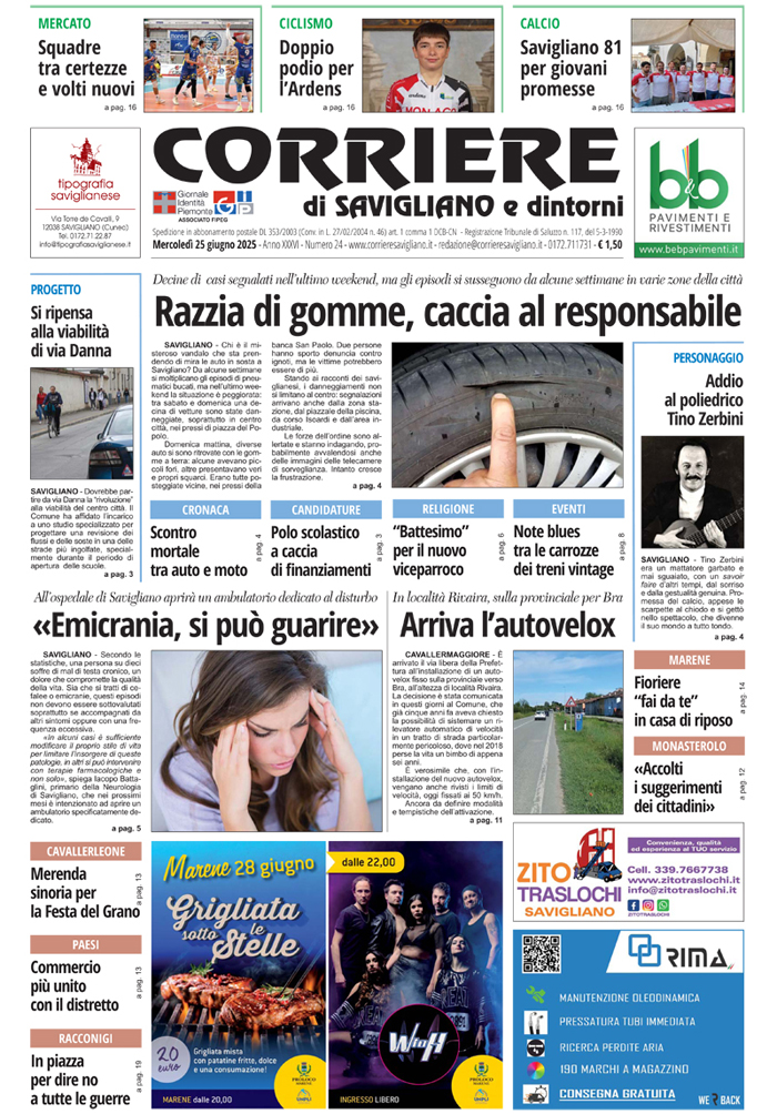 25 giugno 2025