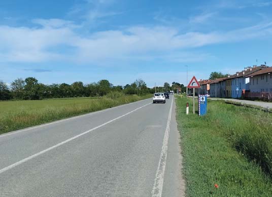 Autovelox fisso sulla strada pericolosa