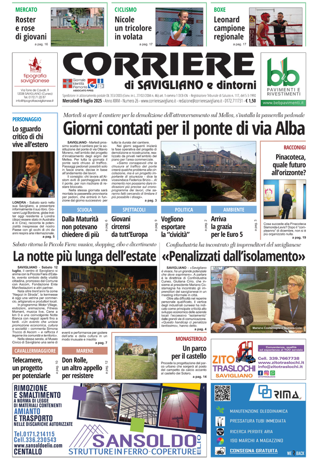 9 luglio 2025