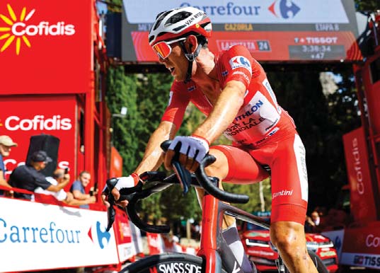 La Vuelta passer accanto al parco