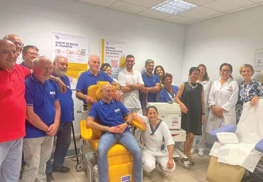 Nuova poltrona per la donazione