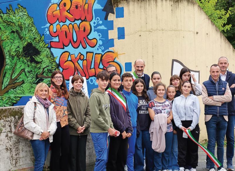 Un murales per dare ispirazione