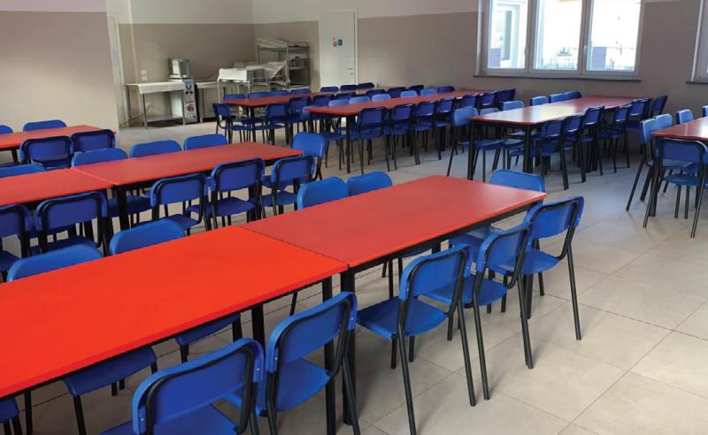 La nuova mensa scolastica  moderna e green