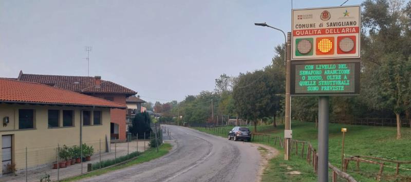 Sono entrati in funzione i cartelloni anti-smog