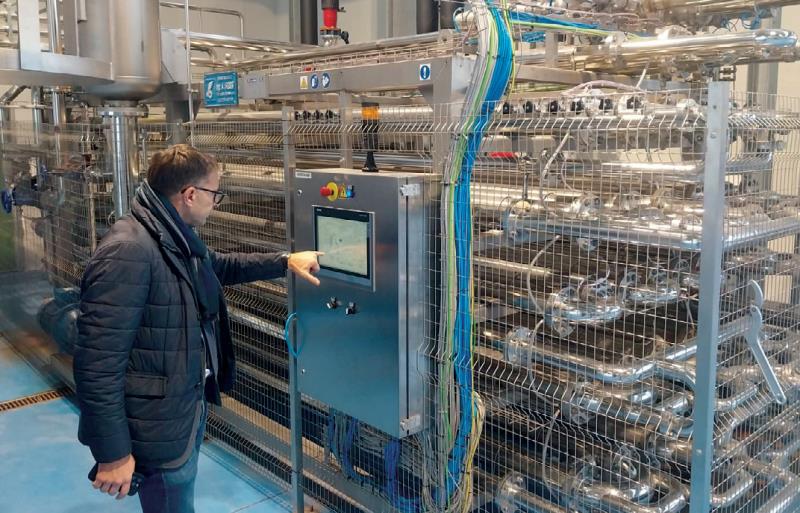 Industria della frutta, primi test