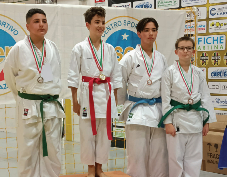 Karate, incetta di premi