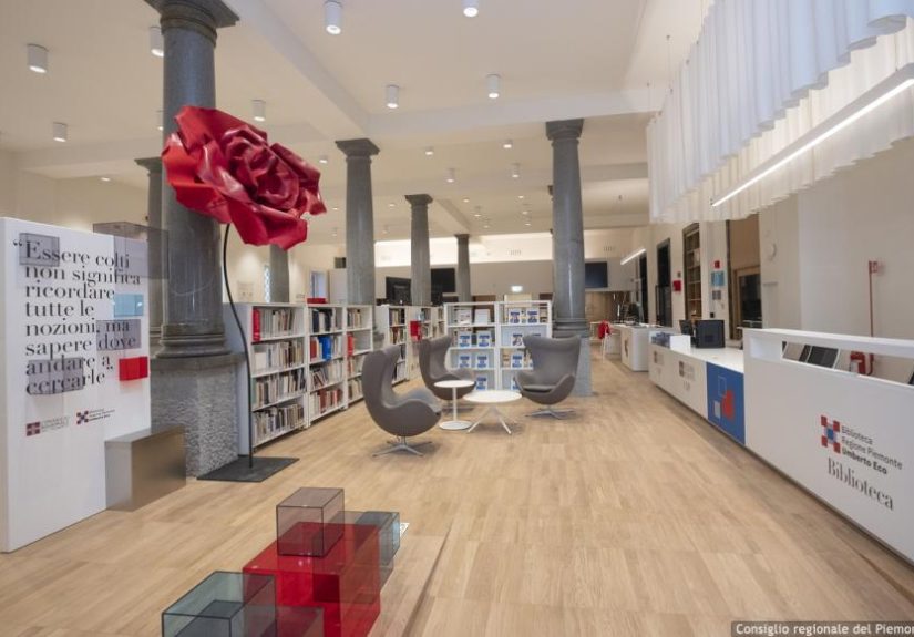 Biblioteca regionale “Umberto Eco”: apre al pubblico la nuova sede in via Alfieri a Torino